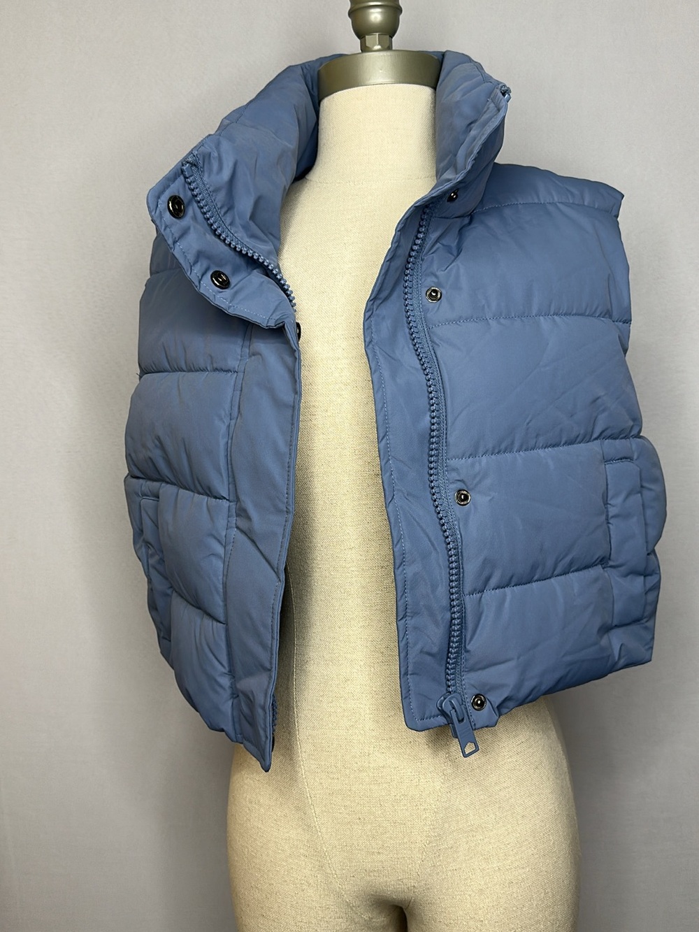 Garage Blue Puffer Vest